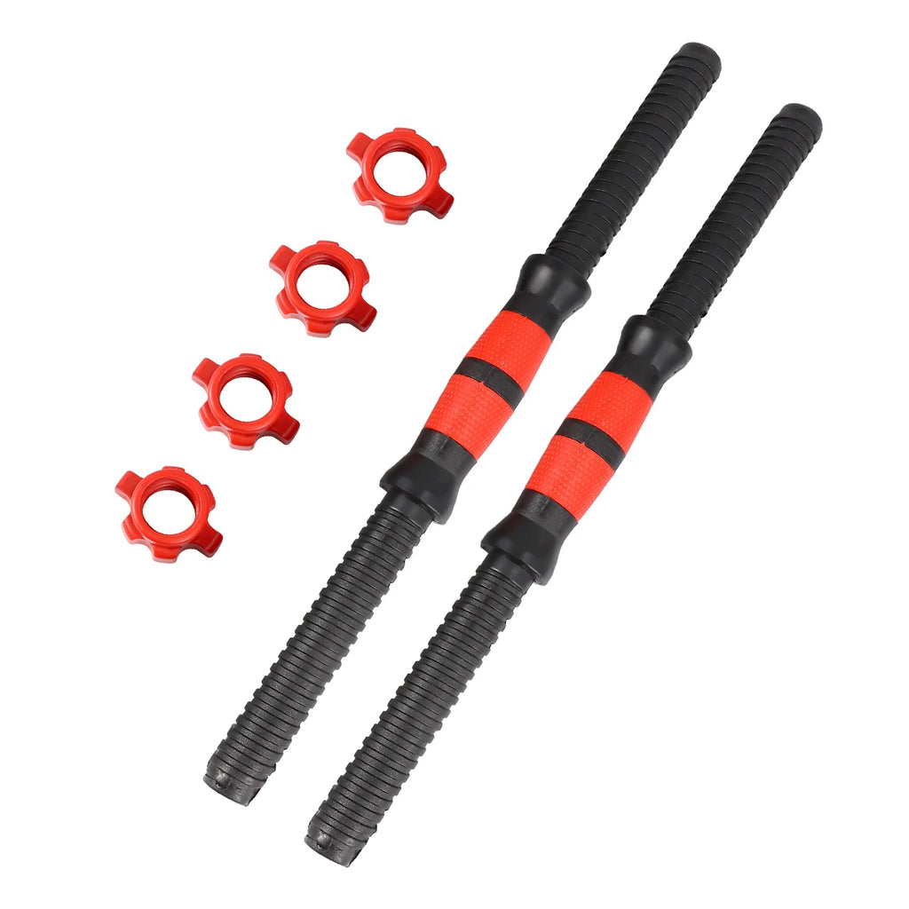 2× Dumbbell Bars – Durable Handles for Gym & Training