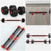 Dumbbell Connector Set – Non-Slip Rod with Screw Nuts