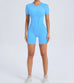 Women's Gym Jumpsuit – Backless Scrunch Yoga Outfit