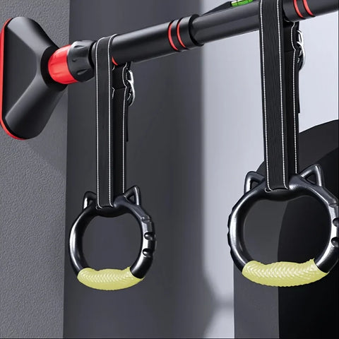Adjustable Gym Rings – Durable, Grip Training, 300KG Support