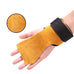 Cowhide Gym Grips – Weightlifting Gloves with Wrist Wraps