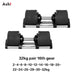 Adjustable Dumbbells – Up to 45kg, Fast-Adjust, Multi-Color Set