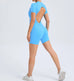 Women's Gym Jumpsuit – Backless Scrunch Yoga Outfit