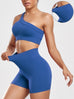Seamless Women's Sports Set – Ribbed Yoga Outfit with Leggings