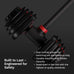 Dumbbell to Barbell Converter – Adjustable Up to 200lb