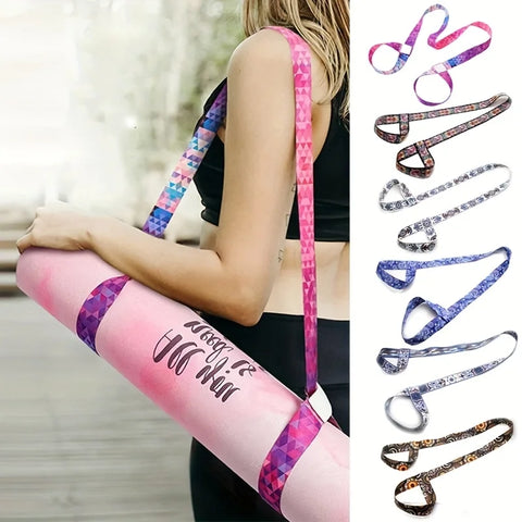 Adjustable Yoga Mat Strap – Carry & Storage Sling
