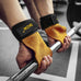 Cowhide Gym Grips – Weightlifting Gloves with Wrist Wraps