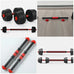 40cm Steel Dumbbell Bars – Spinlock with Connector