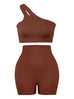 Seamless Women's Sports Set – Ribbed Yoga Outfit with Leggings