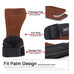 Cowhide Gym Grips – Weightlifting Gloves with Wrist Wraps