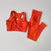 Women's Seamless Tracksuit – Sports Bra & High-Waist Leggings Set
