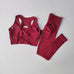 Women's Seamless Tracksuit – Sports Bra & High-Waist Leggings Set