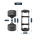 Adjustable Dumbbells – Up to 45kg, Fast-Adjust, Multi-Color Set