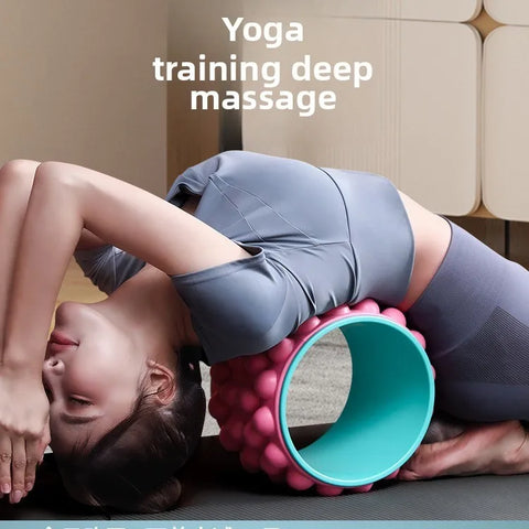 Yoga Wheel – Back & Shoulder Roller for Home Fitness