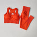 Women's Seamless Tracksuit – Sports Bra & High-Waist Leggings Set