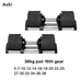 Adjustable Dumbbells – Up to 45kg, Fast-Adjust, Multi-Color Set