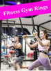 Gymnastics Rings – Adjustable Straps for Full-Body Training