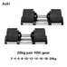 Adjustable Dumbbells – Up to 45kg, Fast-Adjust, Multi-Color Set