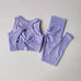 Women's Seamless Tracksuit – Sports Bra & High-Waist Leggings Set