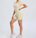 Women's Gym Jumpsuit – Backless Scrunch Yoga Outfit