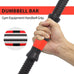 2× Dumbbell Bars – Durable Handles for Gym & Training
