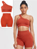 Seamless Women's Sports Set – Ribbed Yoga Outfit with Leggings