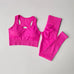 Women's Seamless Tracksuit – Sports Bra & High-Waist Leggings Set