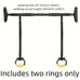 Adjustable Gym Rings – Durable, Grip Training, 300KG Support