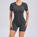 Women's Gym Jumpsuit – Backless Scrunch Yoga Outfit
