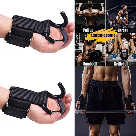 Weightlifting Hooks – Non-Slip Straps for Deadlifts & Pull-Ups