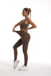 Women's Seamless Tracksuit – Sports Bra & High-Waist Leggings Set