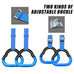 Kids Gymnastics Rings – Non-Slip with Adjustable Straps