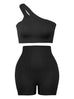 Seamless Women's Sports Set – Ribbed Yoga Outfit with Leggings