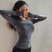 Women's Long Sleeve Yoga Top – Fitness & Running Wear