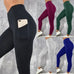 Women's High-Waist Leggings – Stretchy, Butt-Lifting with Pocket